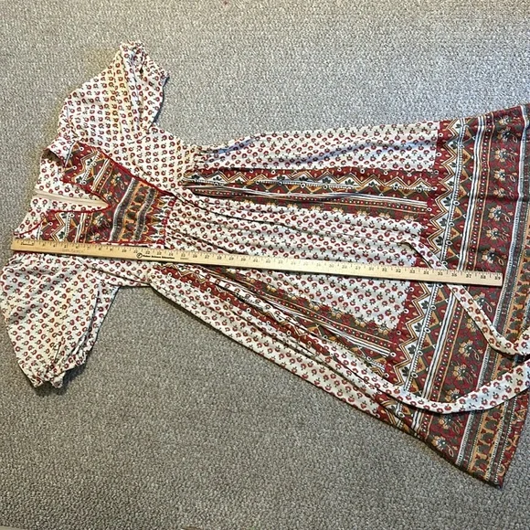 Vintage 1970s Boho Peasant Dresss - Picture 9 of 15